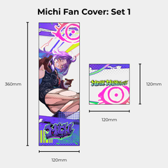 Michi Mochievee x Stoneforged Acrylic Fan Cover